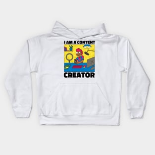 Content Creator P R t shirt Kids Hoodie